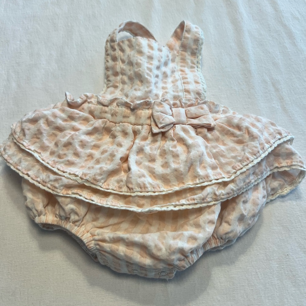Joie Adorable Light Pink Ruffled Baby Dress